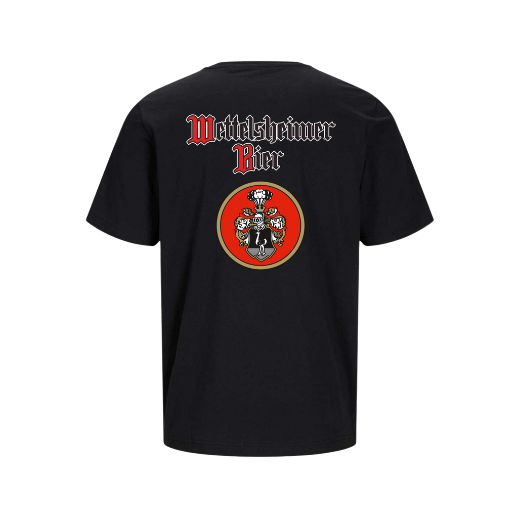 Wettelsheimer Bier – T-Shirt mit Logo Schwarz