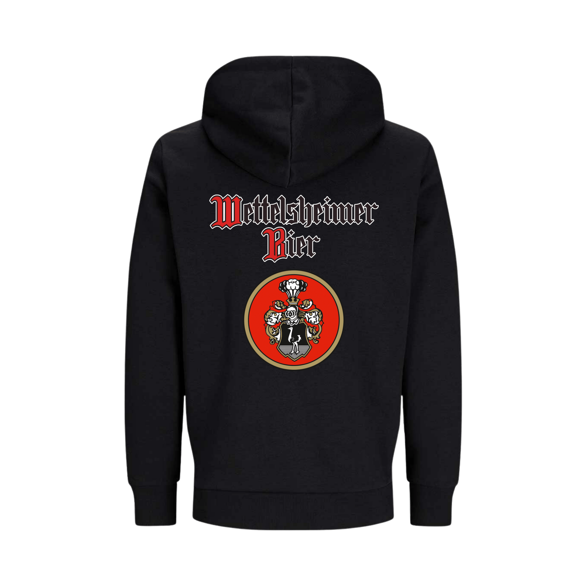 Wettelsheimer Bier – Hoodie mit Logo Schwarz
