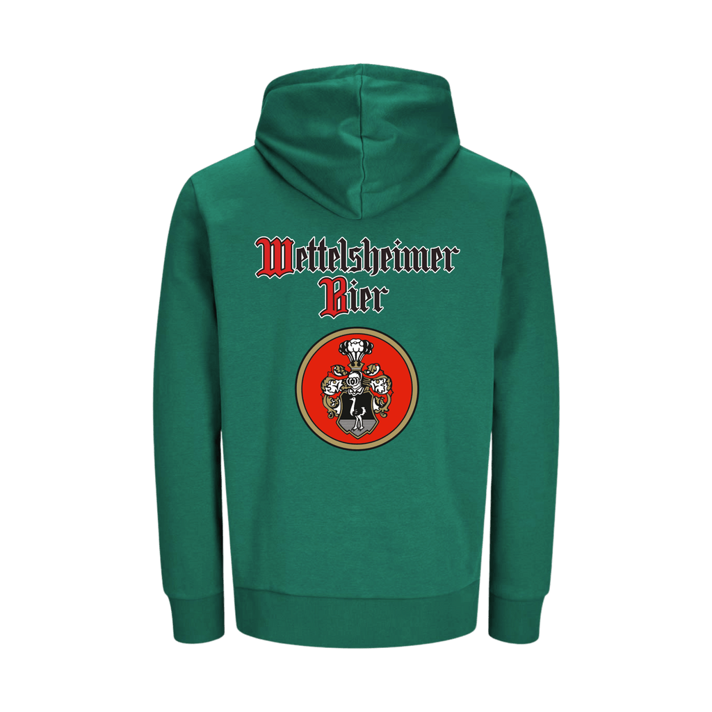 Wettelsheimer Bier – Hoodie mit Logo Grün
