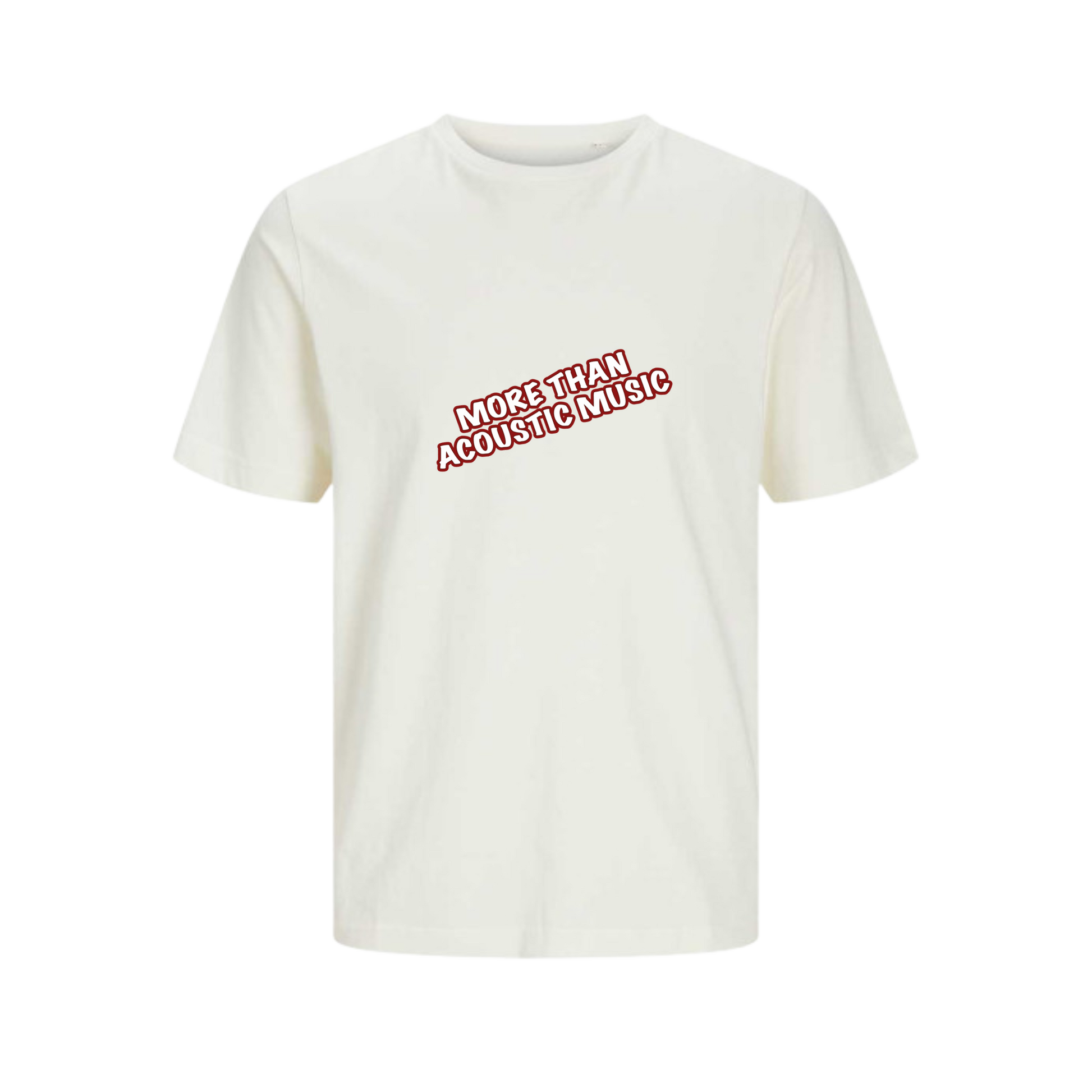 T Shirt Holm Beige - MORE THAN ACOUSTIC MUSIC (Herren)