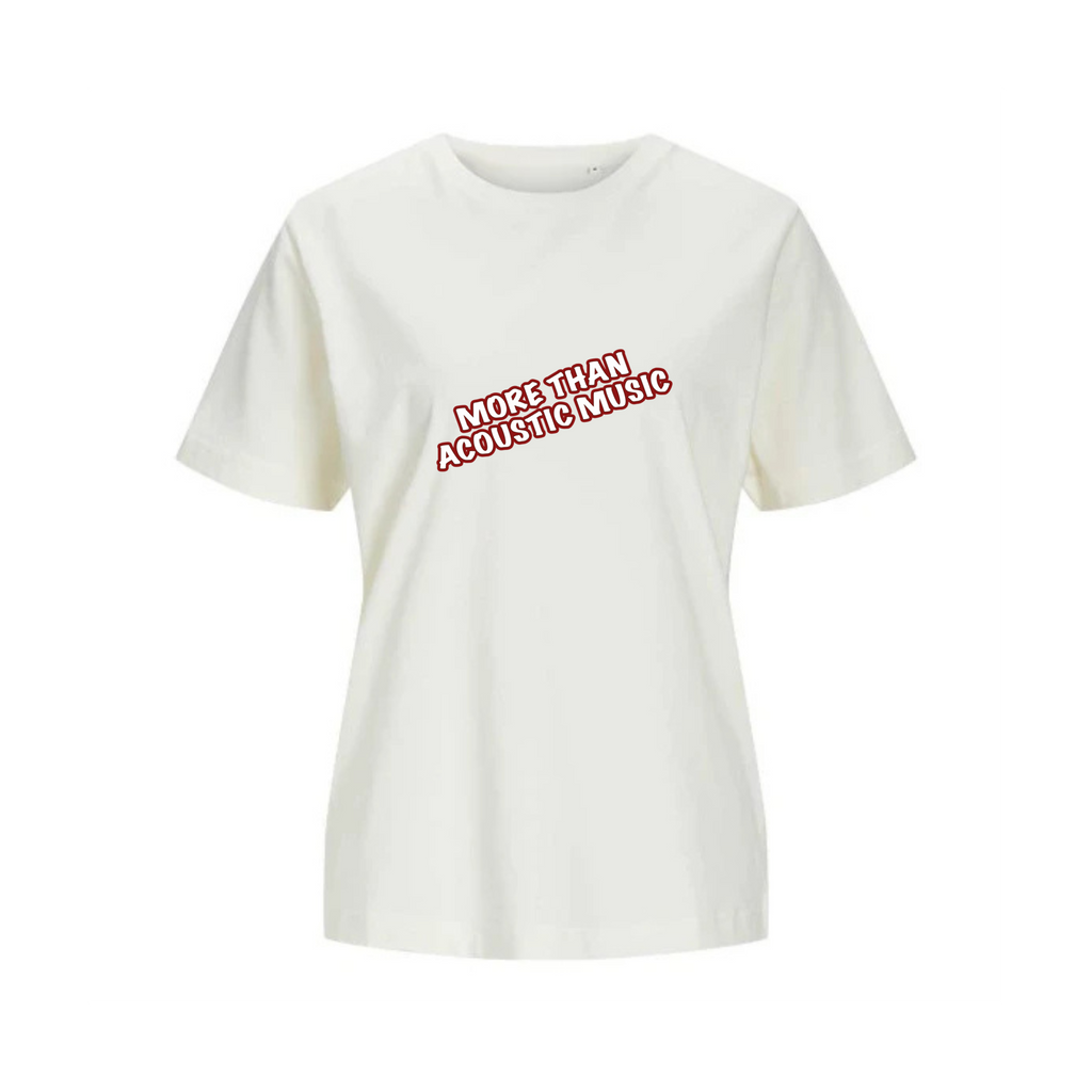 T Shirt Holm Beige - MORE THAN ACOUSTIC MUSIC (Damen)