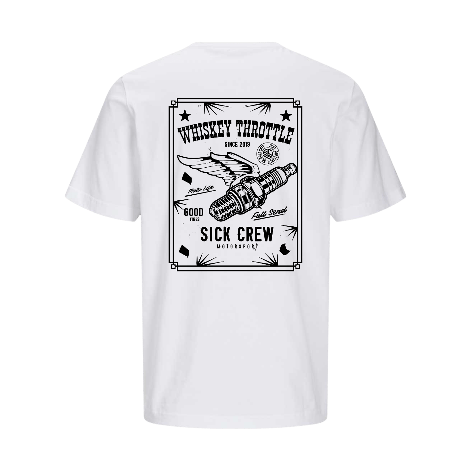 Sickcrew Motorsport – T-Shirt "WHISKEY THROTTLE"