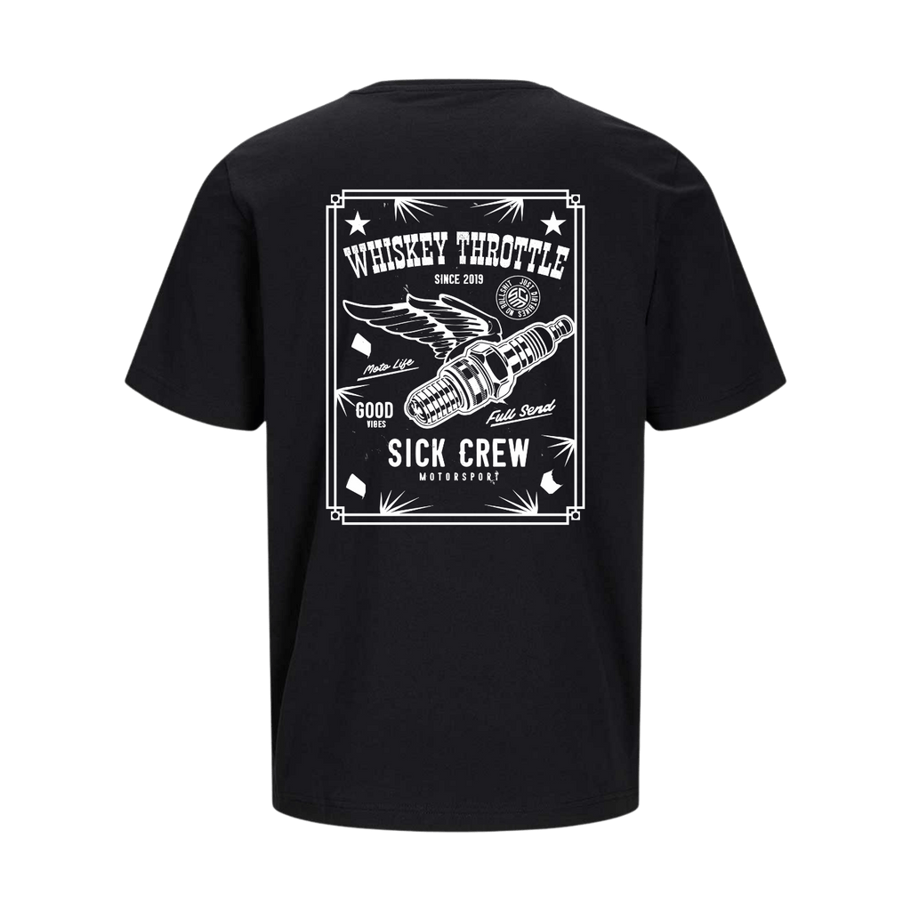 Sickcrew Motorsport – T-Shirt "WHISKEY THROTTLE"