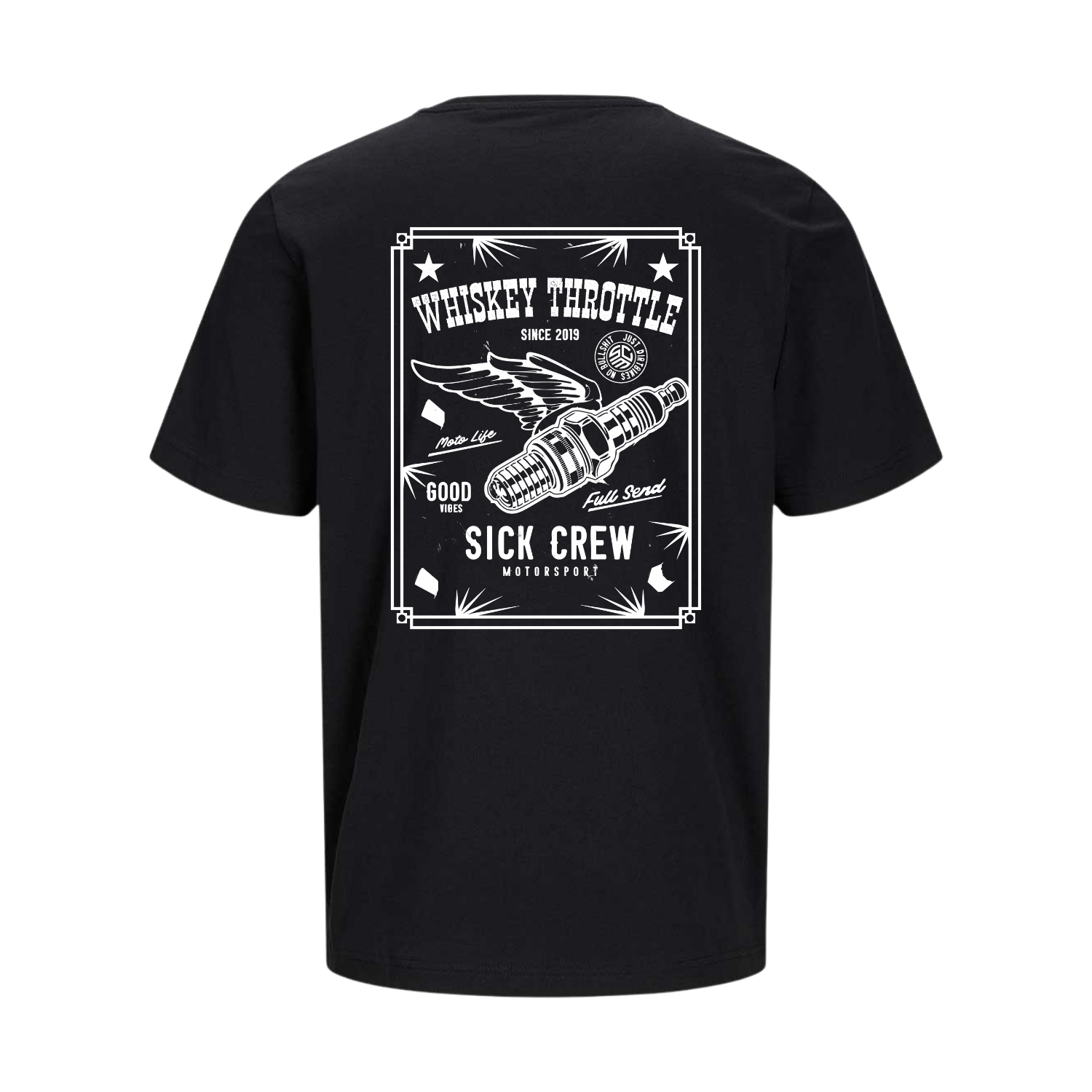 Sickcrew Motorsport – T-Shirt "WHISKEY THROTTLE"