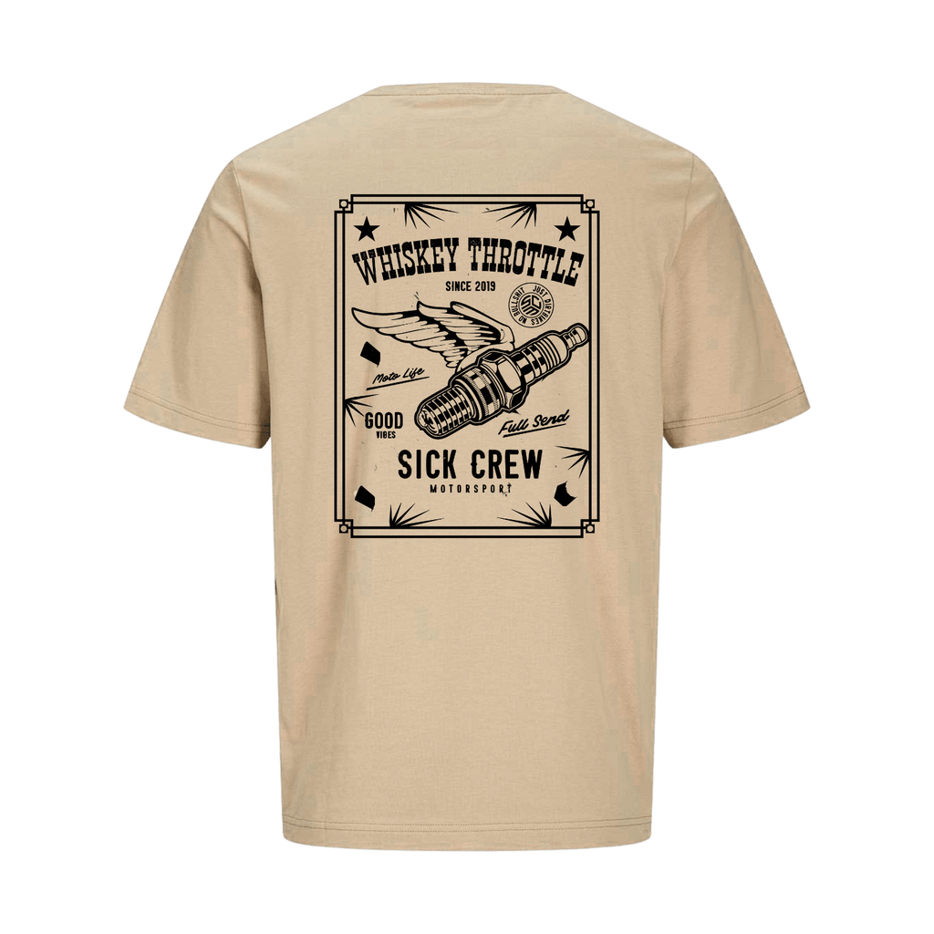 Sickcrew Motorsport – T-Shirt "WHISKEY THROTTLE"