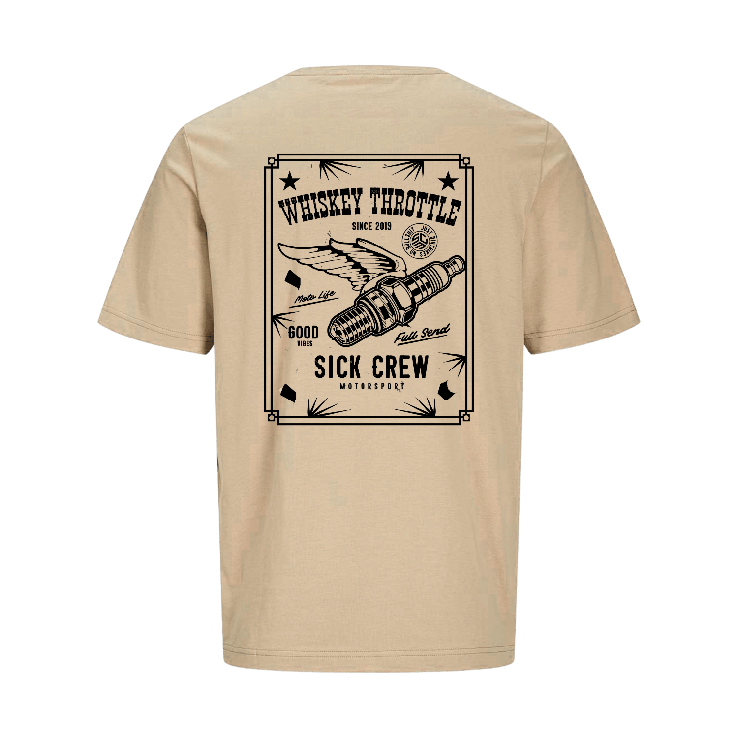 Sickcrew Motorsport – T-Shirt "WHISKEY THROTTLE"