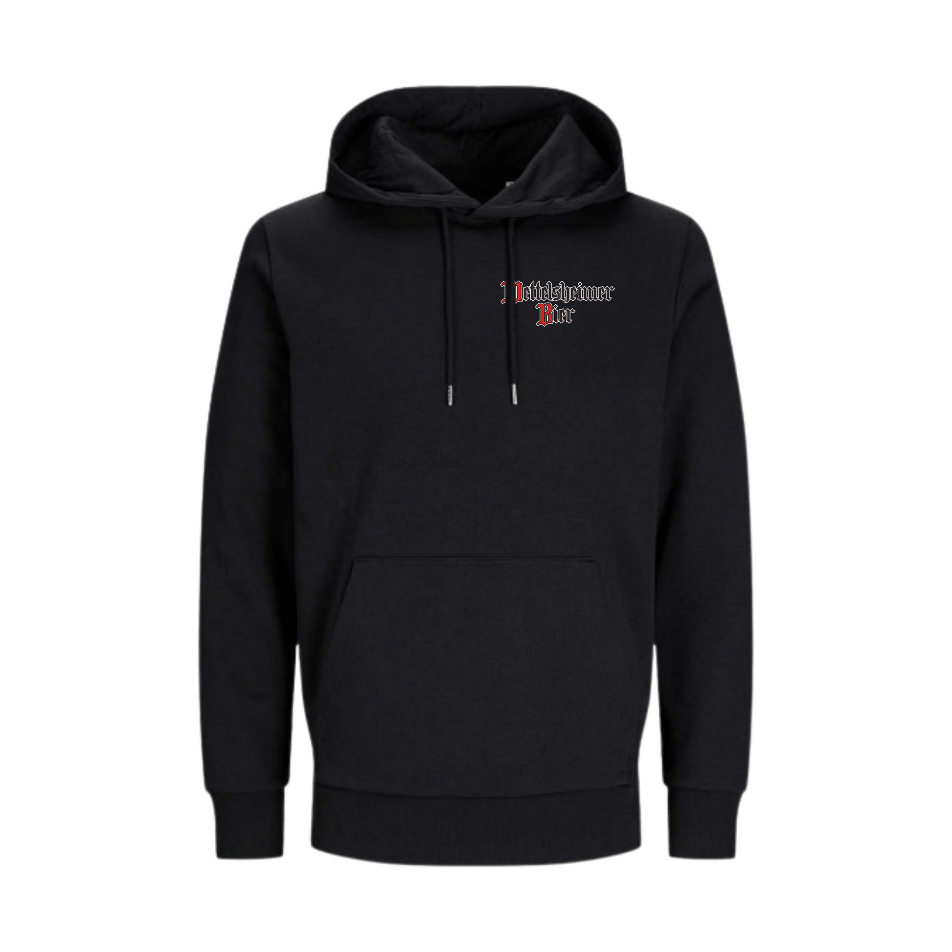Wettelsheimer Bier – Hoodie mit Logo Schwarz