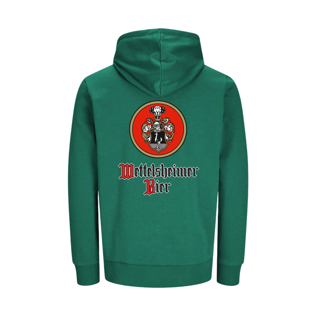 Wettelsheimer Bier – Hoodie mit Logo Grün