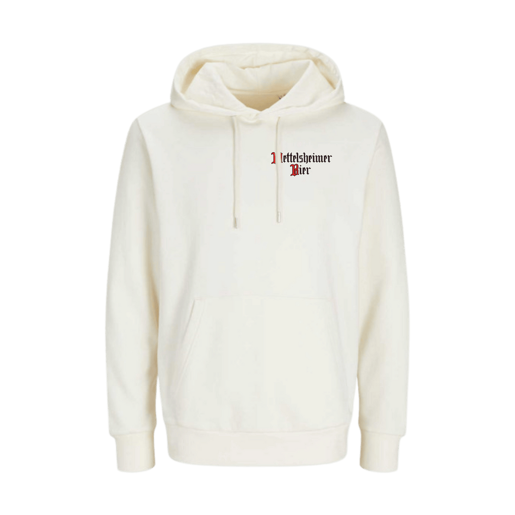 Wettelsheimer Bier – Hoodie mit Logo Beige