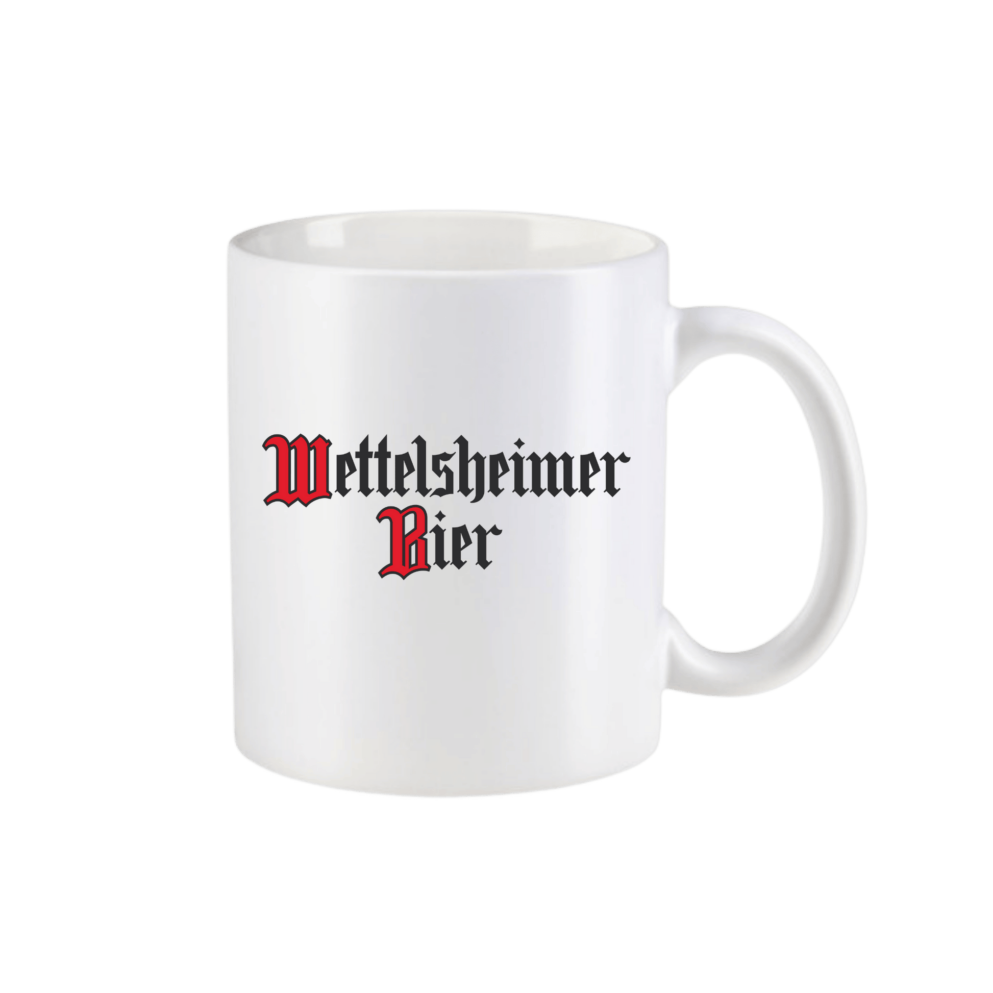 Wettelsheimer Bier – Tasse mit Schriftzug