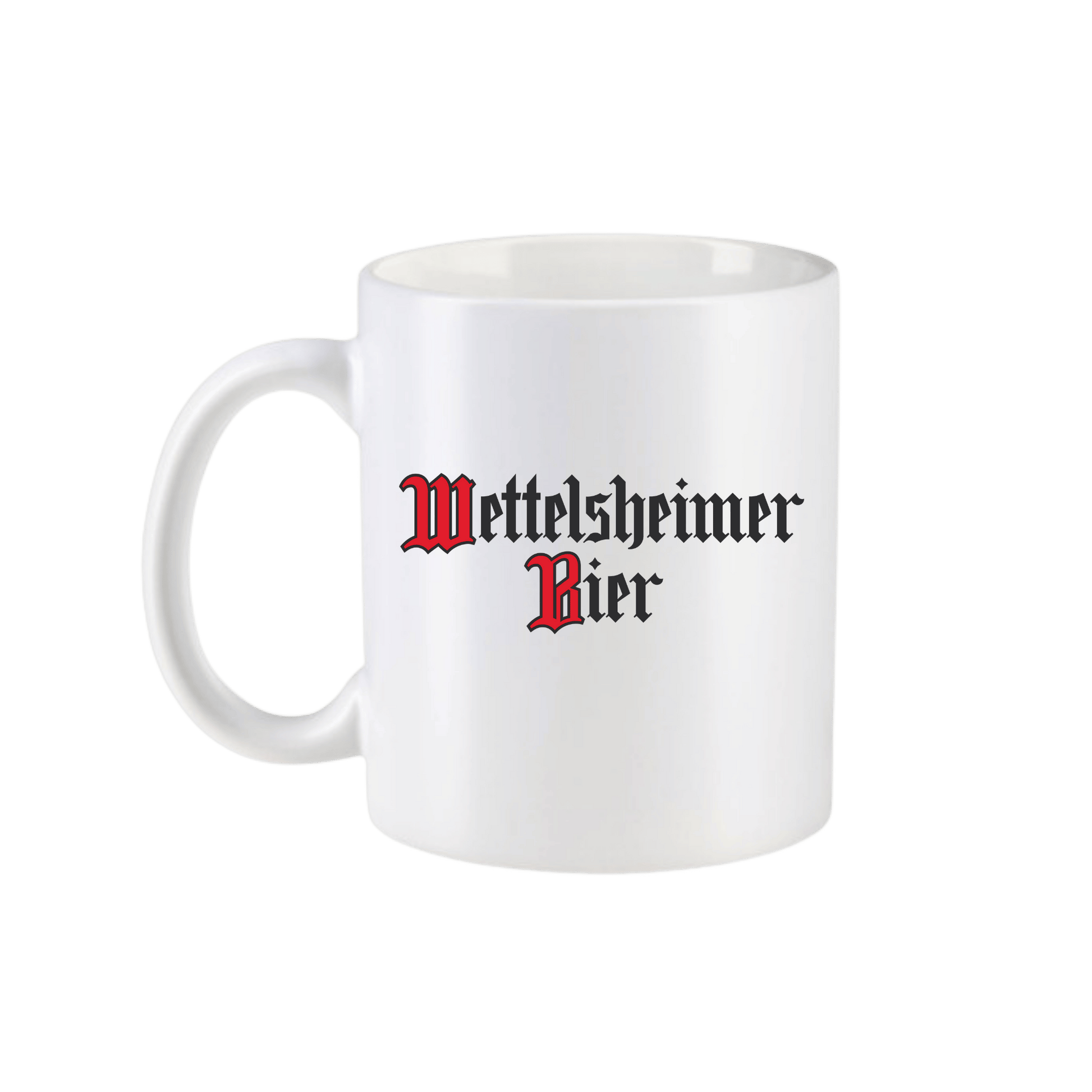 Wettelsheimer Bier – Tasse mit Schriftzug