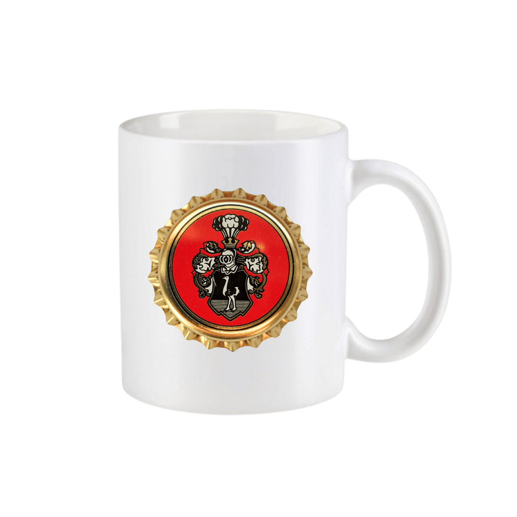 Wettelsheimer Bier – Tasse mit Kronkorken