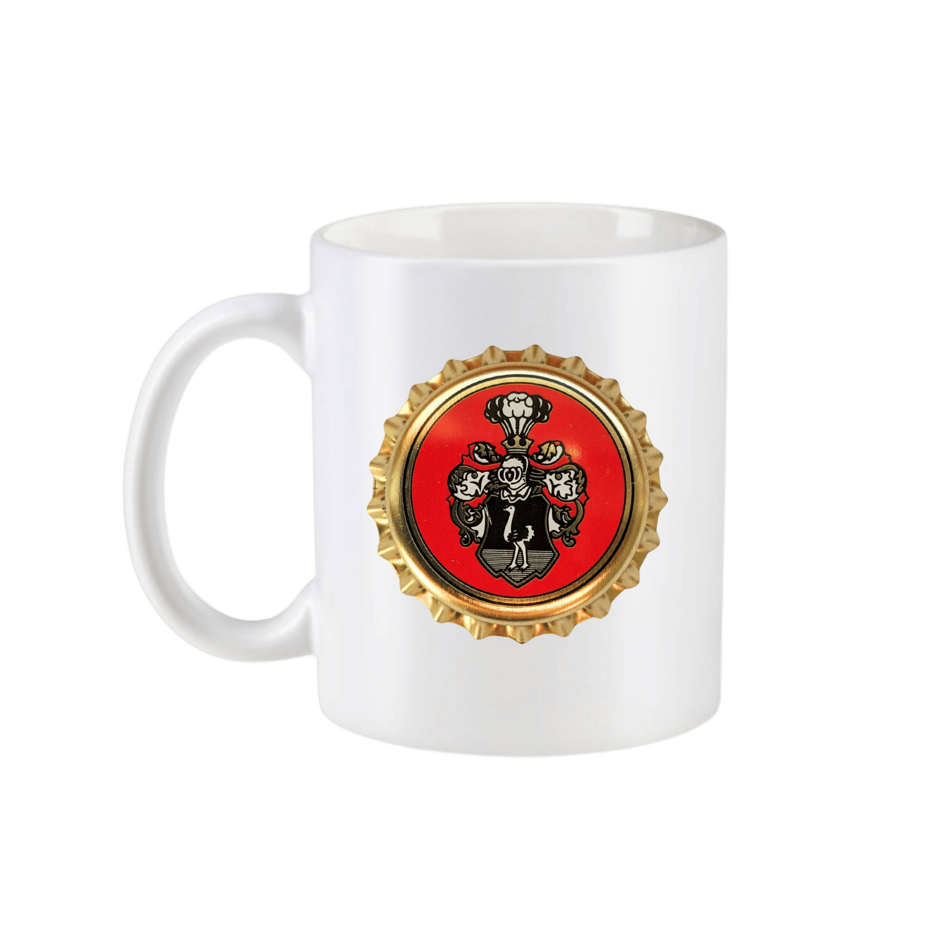 Wettelsheimer Bier – Tasse mit Kronkorken