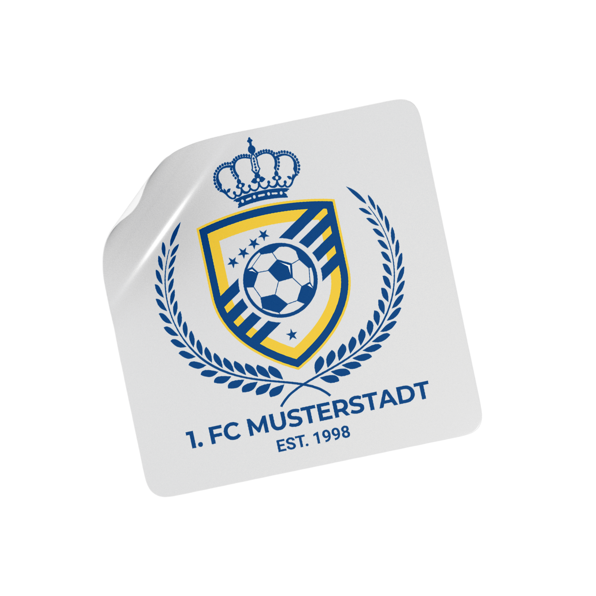 1. FC Musterstadt –  Aufkleber-Set