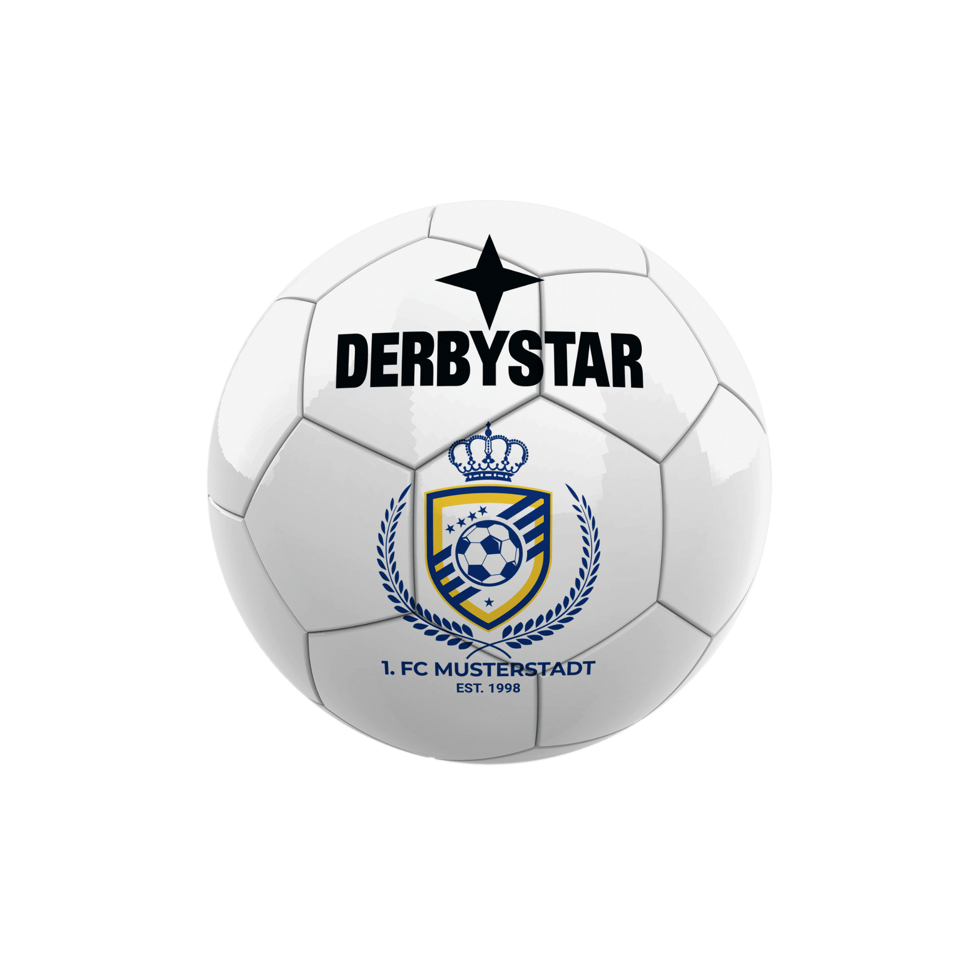 1. FC Musterstadt –  Fußball mit Logo