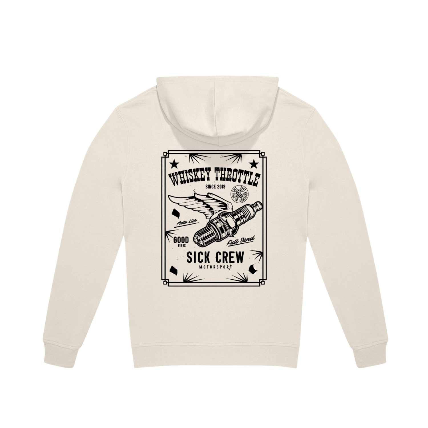 Sickcrew Motorsport – Hoodie "WHISKEY THROTTLE"