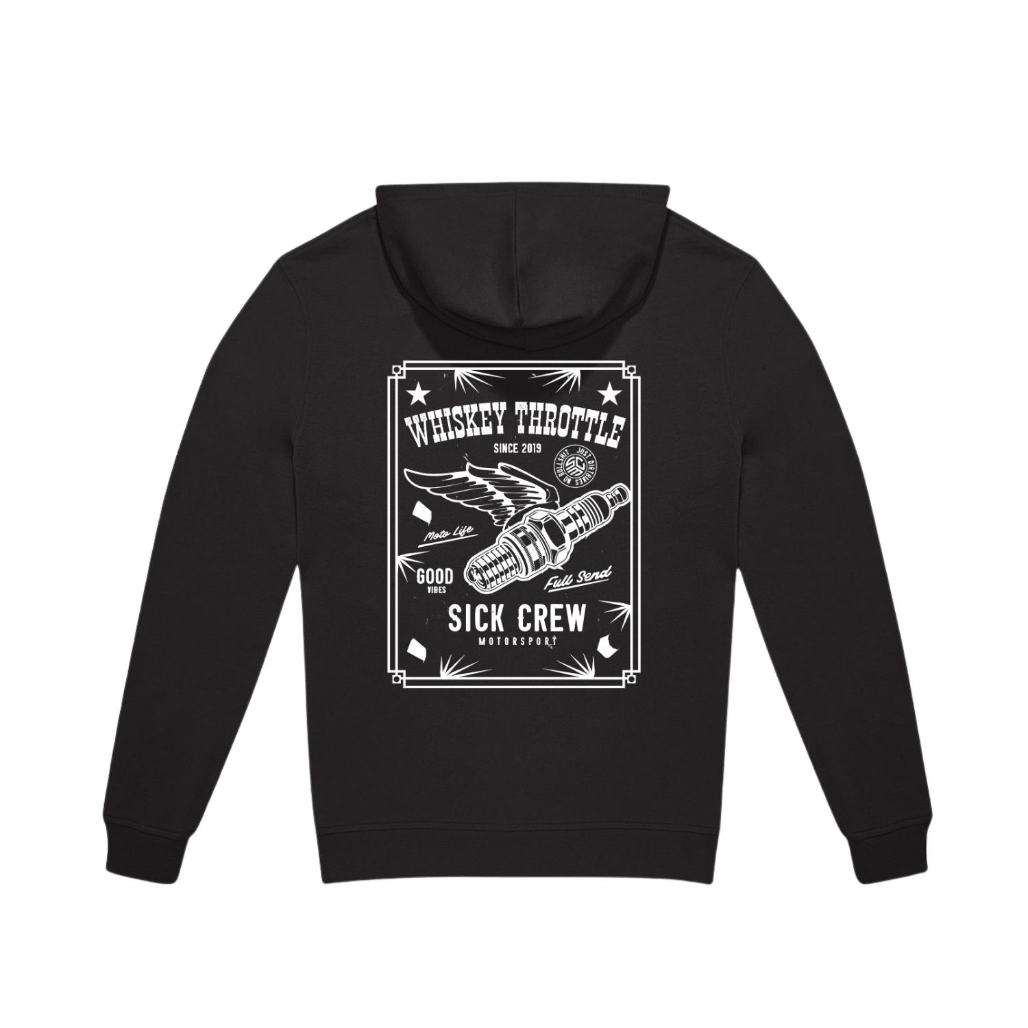 Sickcrew Motorsport – Hoodie "WHISKEY THROTTLE"