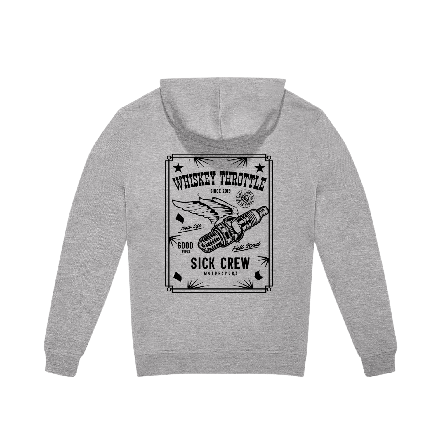 Sickcrew Motorsport – Hoodie "WHISKEY THROTTLE"